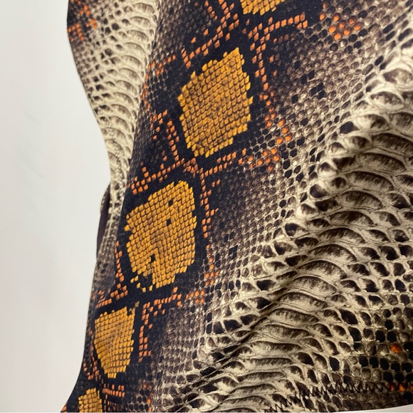 SKIMS Signature Swim Scoop Neck One Piece Desert Snake Print XL - Picture 8 of 16